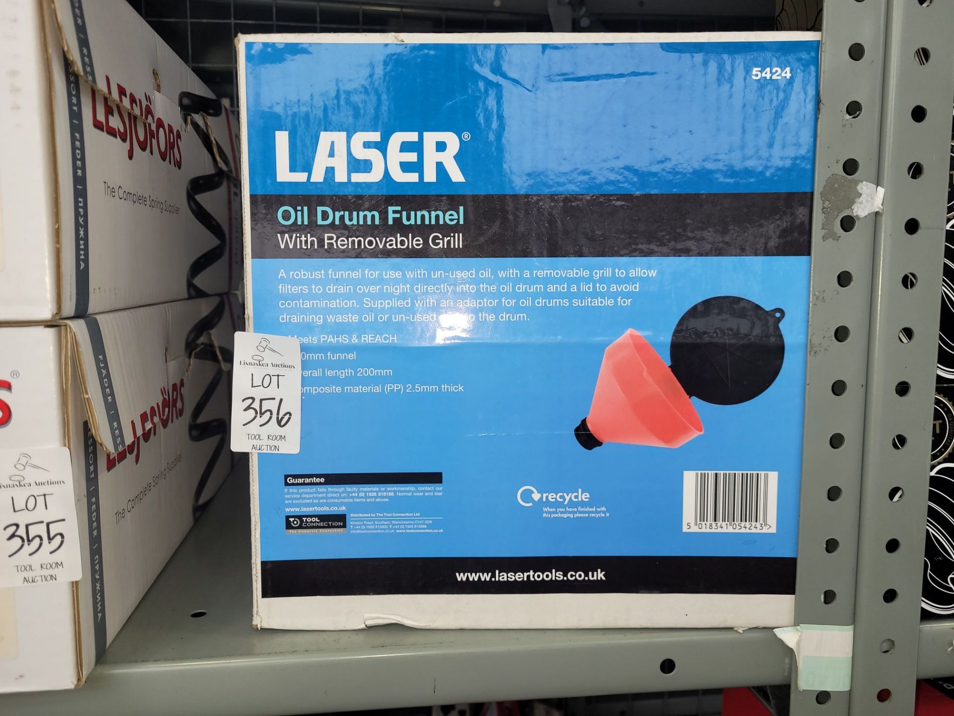 LASER 5424 OIL DRUM FUNNEL (NEW)