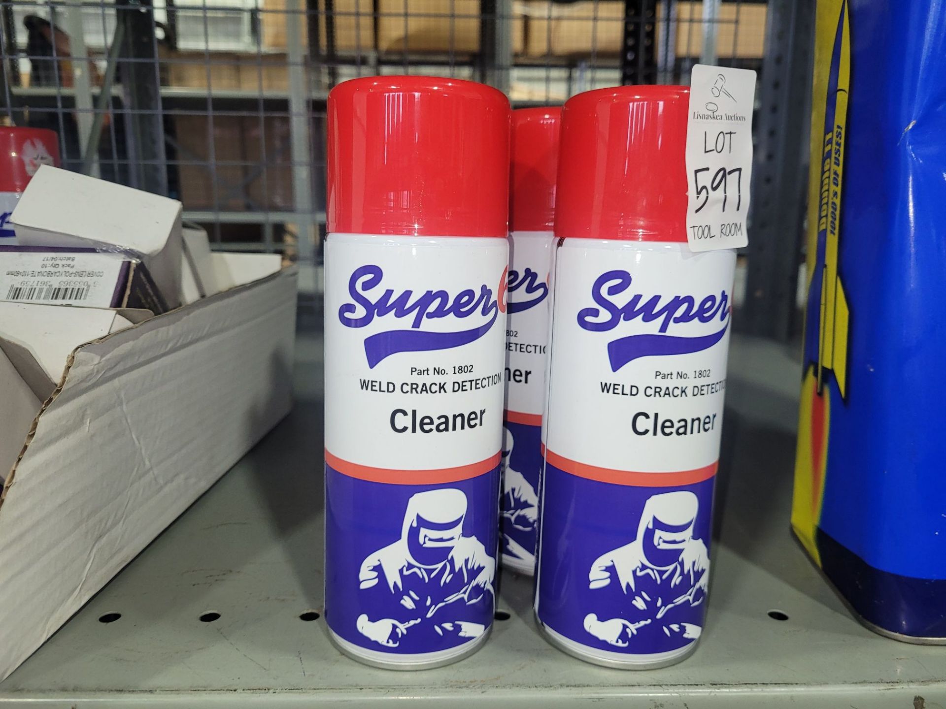 5x 300ML SUPER 6 WELD CRACK DETECTION CLEANER