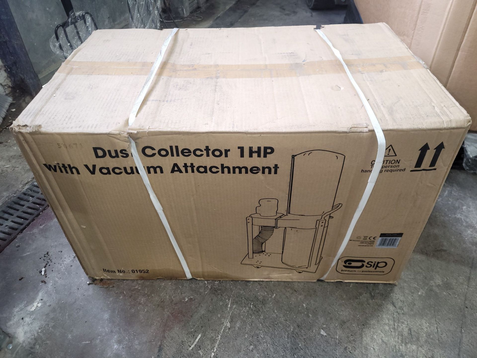 SIP DUST COLLECTOR 1HP WITH VACUUM ATTACHMENT