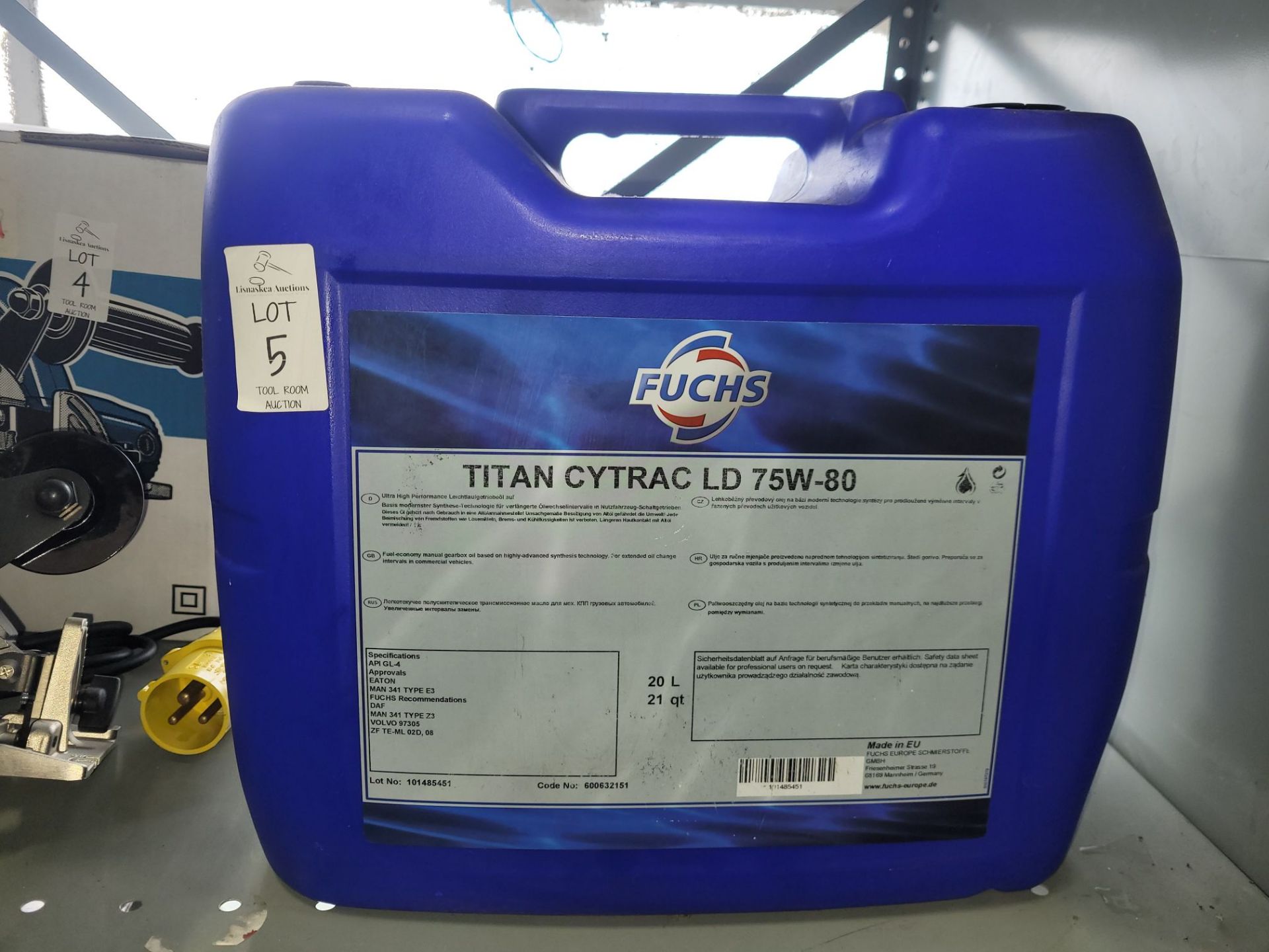 FUCHS TITAN CYTRAC LD 75W-80 20L