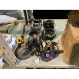 JOB LOT OF STEEL SHACKLES AND LIFTING PINS