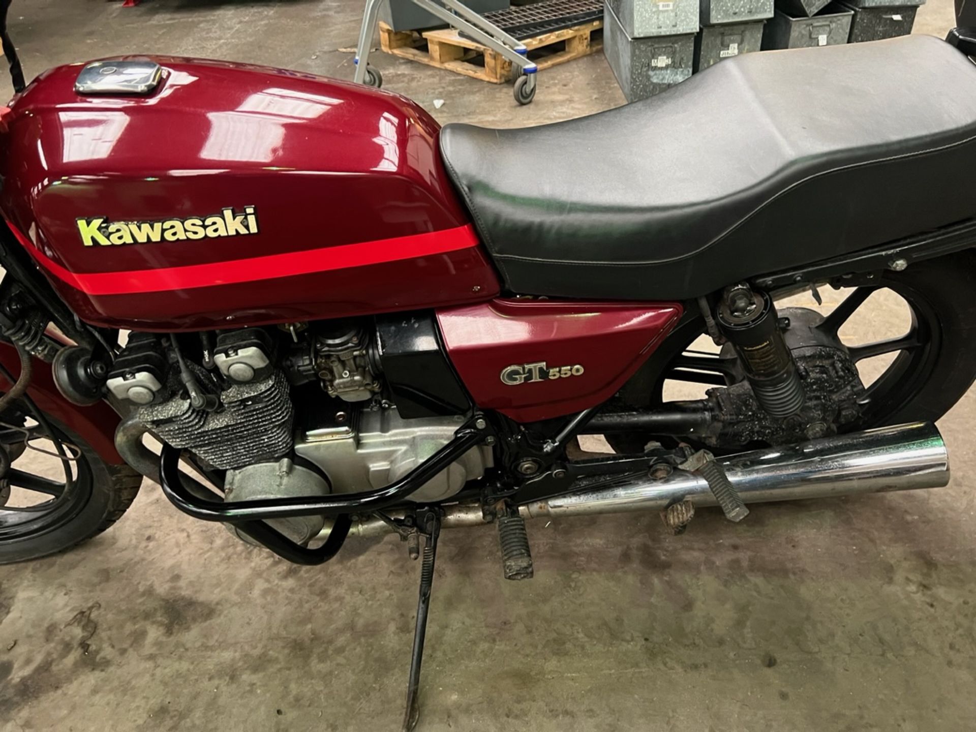 1986 KAWASAKI Z550G3 MOTORBIKE 553SCC - 40700 MILE - WITH 2 KEYS (MOT - 31/01/24) (FULLY RUNNING) ( - Bild 5 aus 7