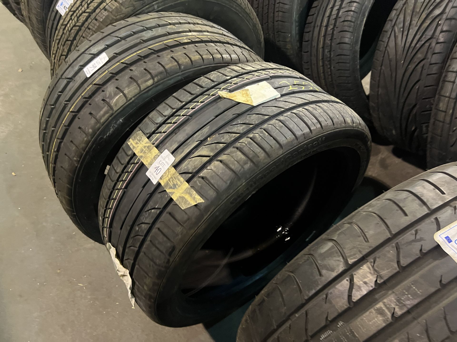 SINGLE CONTINENTAL CONTISPORT CONTACT 255/35R19 TYRE (NEW)