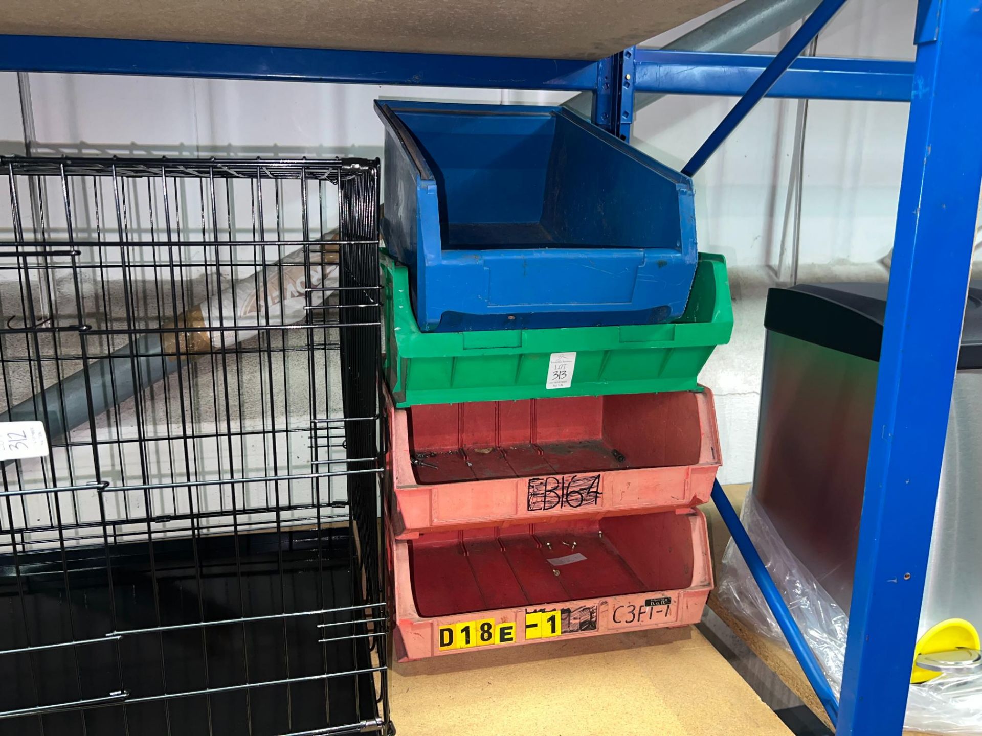 4X STACKING STORAGE TUBS