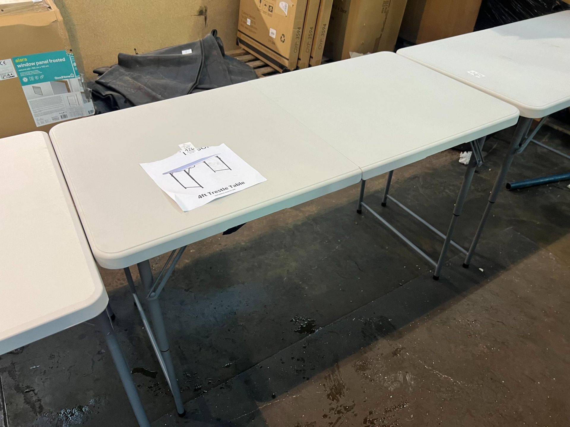 4FT HEAVY DUTY FOLD-OUT TABLE (NEW)