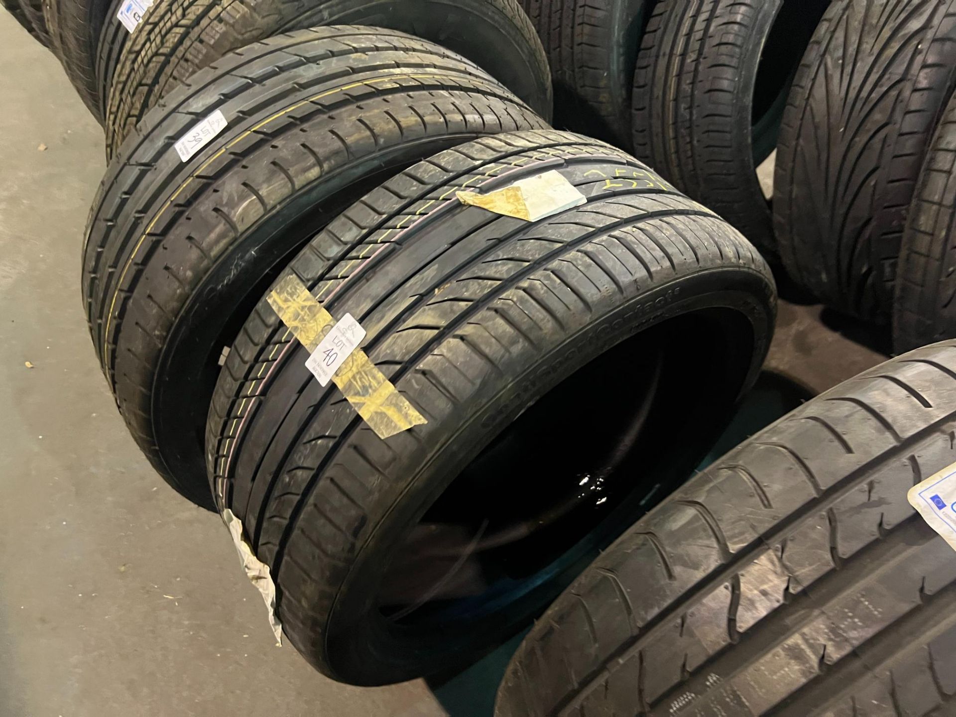 SINGLE CONTINENTAL CONTISPORT CONTACT 255/35R19 TYRE (NEW) - Image 2 of 2