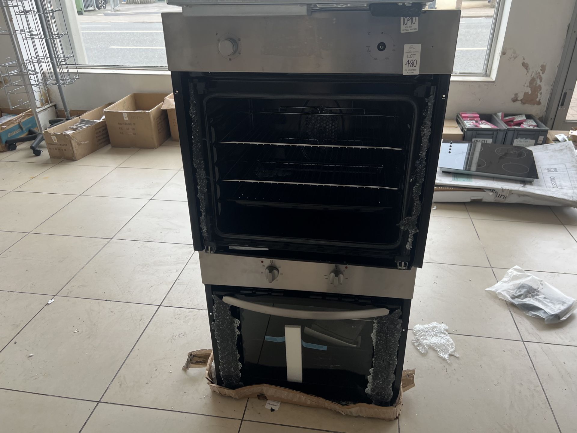 2X FAN OVENS (NEW BUT DAMAGED)