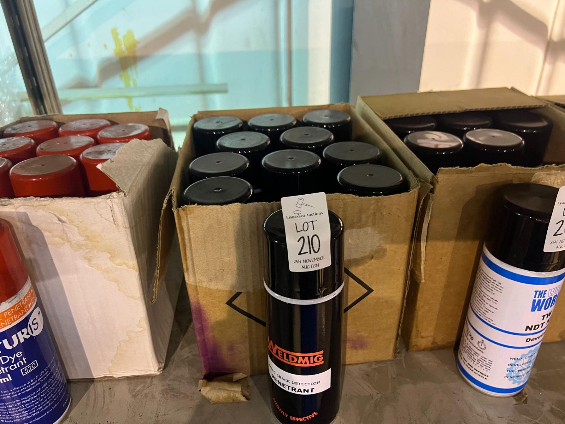 11X CANS OF WELDMIG WELD CRACK DETECTION PENETRANT