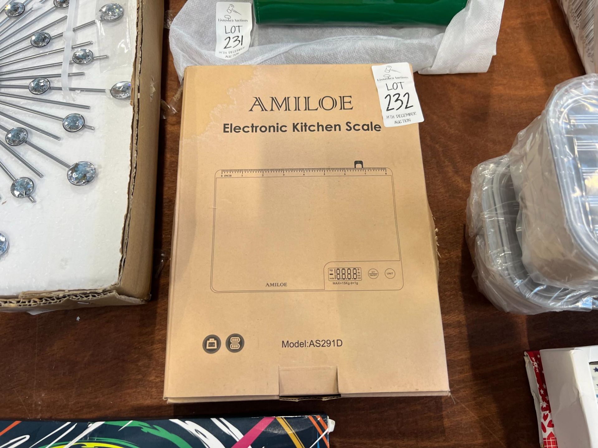 AMILOE ELECTRONIC KITCHEN SCALE