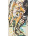 Martinz, Fritz(1924-2002)Female nude, (19)72-73coloured chalk on papersigned lower left59,1 x 31,5