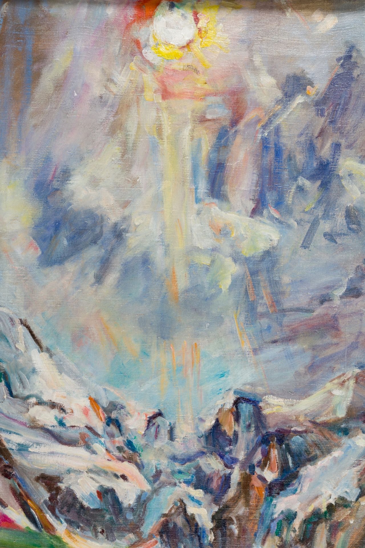 Kokoschka, Oskar zugeschrieben(1886-1980)Matterhornoil on canvas37 x 50,8 inframedThe work, - Image 4 of 6