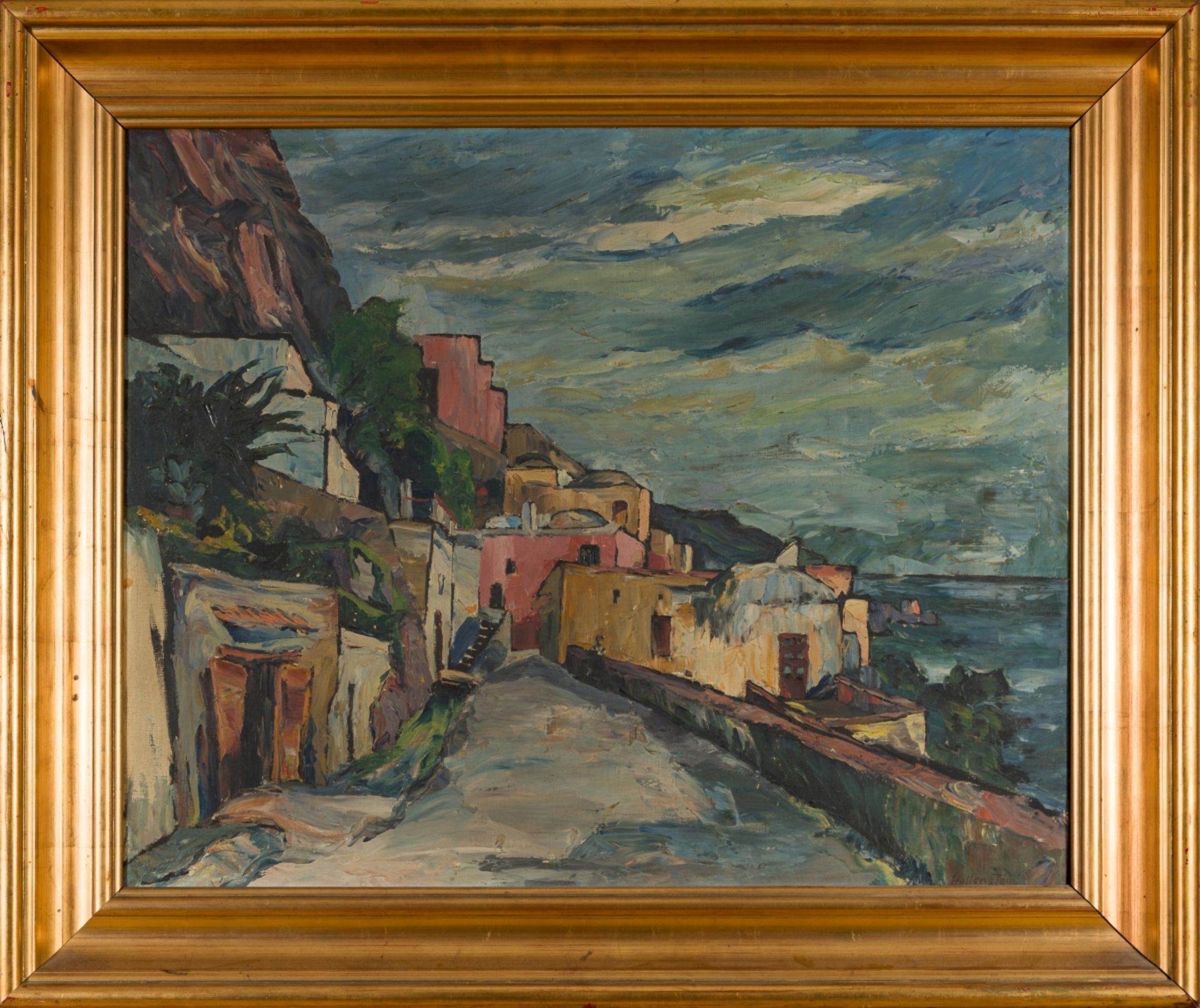Hollenstein, Stephanie(1886-1944)Coastal Vedutaoil on canvassigned lower right23,8 x 29,1 - Image 2 of 4