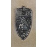 German 1929 Reichsparteitag Nuremberg Rally badge in fitted case.