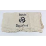 German 3rd Reich Henschel Aircraft Engine Factory Rest Room Towel.