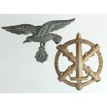 German / Belgium Rexist badges inc cap badge.