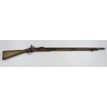 Enfield 3 band military rifled musket with faint Crown VR and Enfield to the lock plate unit