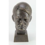 German Adolf Hitler table head statue, likely post war