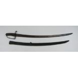 18th century cavalry officers sword with its correct scabbard. Fragile handle with care.