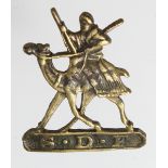 Badge Sudan Defence Force sand locally cast.