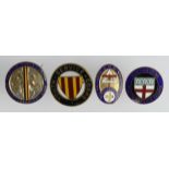 Badges (4) mostly WW2 period comprising 3x Home Front badges - North Riding Youth Service Squad,