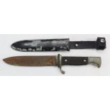 German 3rd Reich Hitler Youth Knife RZM marked: Solingen.