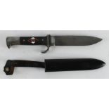 German Hitler Youth Dagger RZM M7/13 marked blade complete with scabbard.