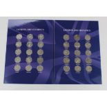 GB 50p's (30) set of London 2012 Olympics in an album by Cambridgeshire Coins.