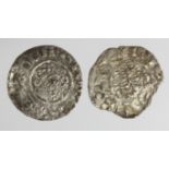 Short Cross silver Pennies of King John or Henry III (2): Class 5b, York, Thomas, 1.25g, VG/Fine;