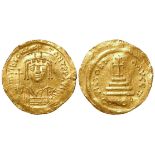 Eastern Roman Empire (Byzantine): Tiberius II Constantine gold solidus, Rome mint, regnal year penta