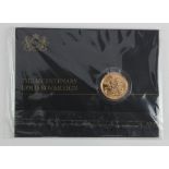 Sovereign 2017 BU in the Royal Mint packaging