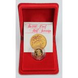 Half Sovereign 1980 Proof FDC cased as issued