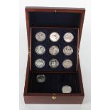 Jersey/Guernsey/Alderney The History of the Royal Navy 2003-2005 an 18 coin collection Crown-sized