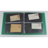 GB - green binder of Postal History, Pre Stamp onwards (Qty)