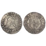 Elizabeth I silver Threepence mm. Greek cross, Fifth Issue, S.2573. NVF, some corrosion.