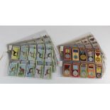 Cigarette card sets in sleeves - Churchman Racing Greyhounds, Players Dogs Heads, Wills Medals,