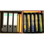 Impressive QE2 (early 1970's to c2003) um collection in 5x large s/books, and 3x ring binders.