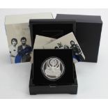 Ten Pounds 2021 "The Who" 5oz Silver Proof aFDC/FDC boxed as issued