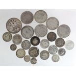 GB. Assortment of mixed silver (Charles II - Edward VII). Poor - nF