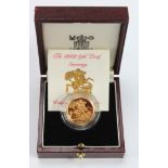 Sovereign 1992 Proof FDC boxed as issued