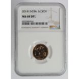 Half Sovereign 2014i NGC slabbed as MS68 DPL