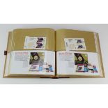 GB - album of 2012 London Olympics um stamps, plus a few signed aviation covers in a pouch at the