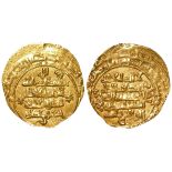 Islamic: Seljuks of Persia, uncertain mint, Sultan Malik Shah gold gold dinar c. AH479, 3.49g. Off-