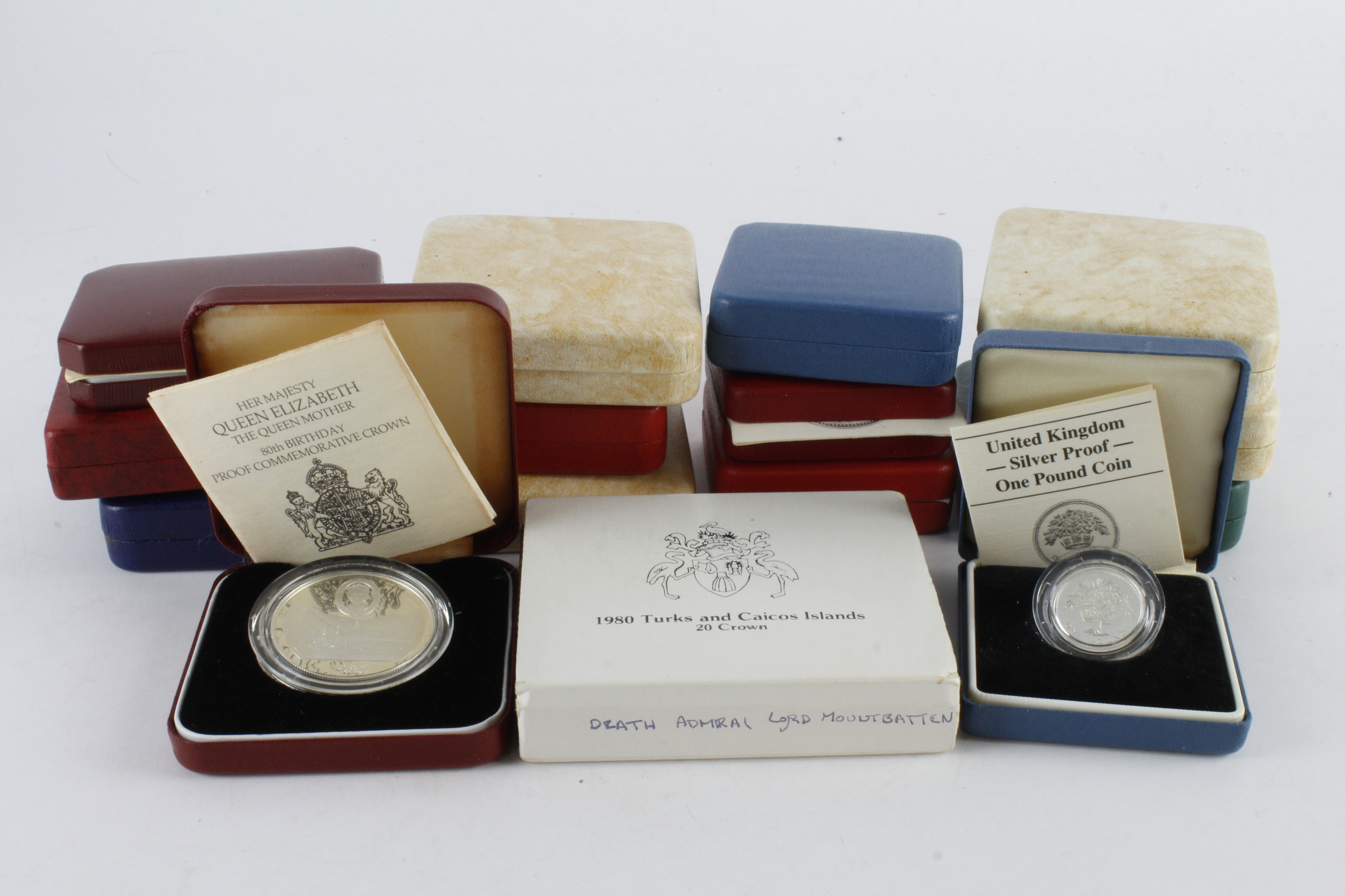 GB & World Silver Proofs (15) cased with certs.