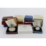 GB & World Silver Proofs (15) cased with certs.