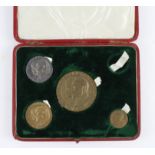 British Commemorative Medals (4) Coronation of Edward VII 1902, an incomplete set by G. Frampton,