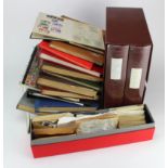 GB - huge accumulation of used material in many albums / stockbooks of various sizes. Vast