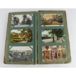 Original collection presented in an Edwardian album, inc topos, subjects inc artist signed, cats,