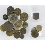 Coin Weights (22) medieval to 19thC assortment including William III, George III, and Louis XIIII