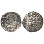 Henry VII silver Penny, 'sovereign' type, York Mint under Archbishop Rotherham, keys below shield,