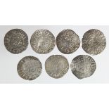 Edward I silver Pennies (7): Canterbury: 3g, 1.35g, VF lightly scuffed; 4b, 1.13g, F/GF lightly